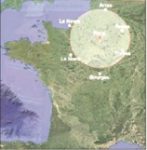 Un cercle de 84.000 hectares autour de Paris