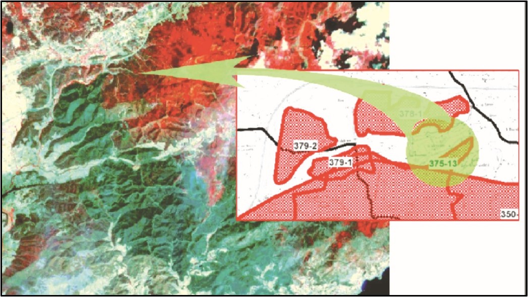 Feu de Collobrières du 21 août 1990 (et son point de rebroussement)