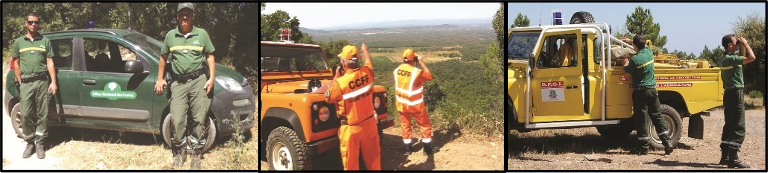 Patrouilles (ONF, CCFF, sapeurs forestiers du Conseil départemental du Var)