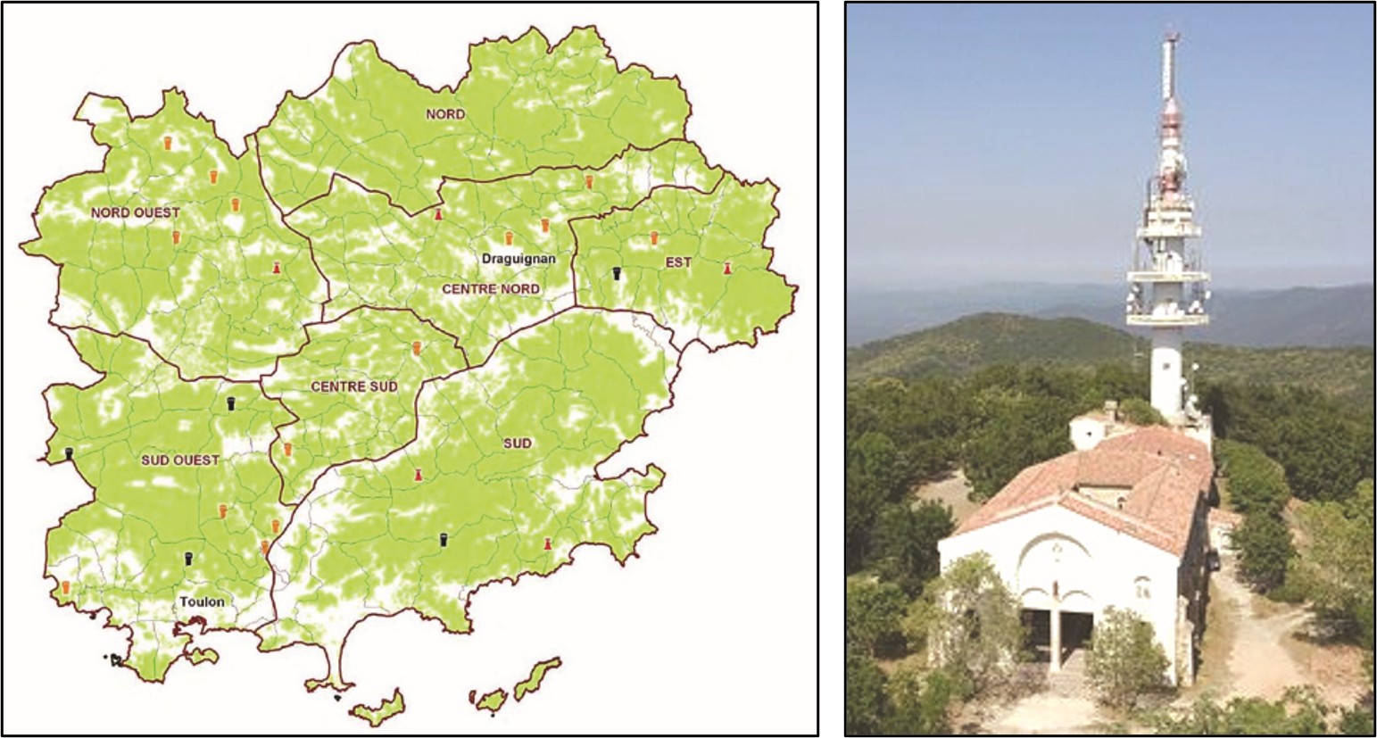 Tours de guet (Var) - Tour de Notre-Dame des Anges (Pignans)