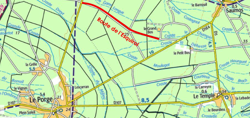 La route de L'Esquirot