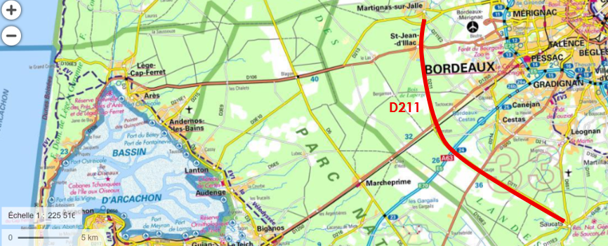 La D211 : un rempart pour Bordeaux