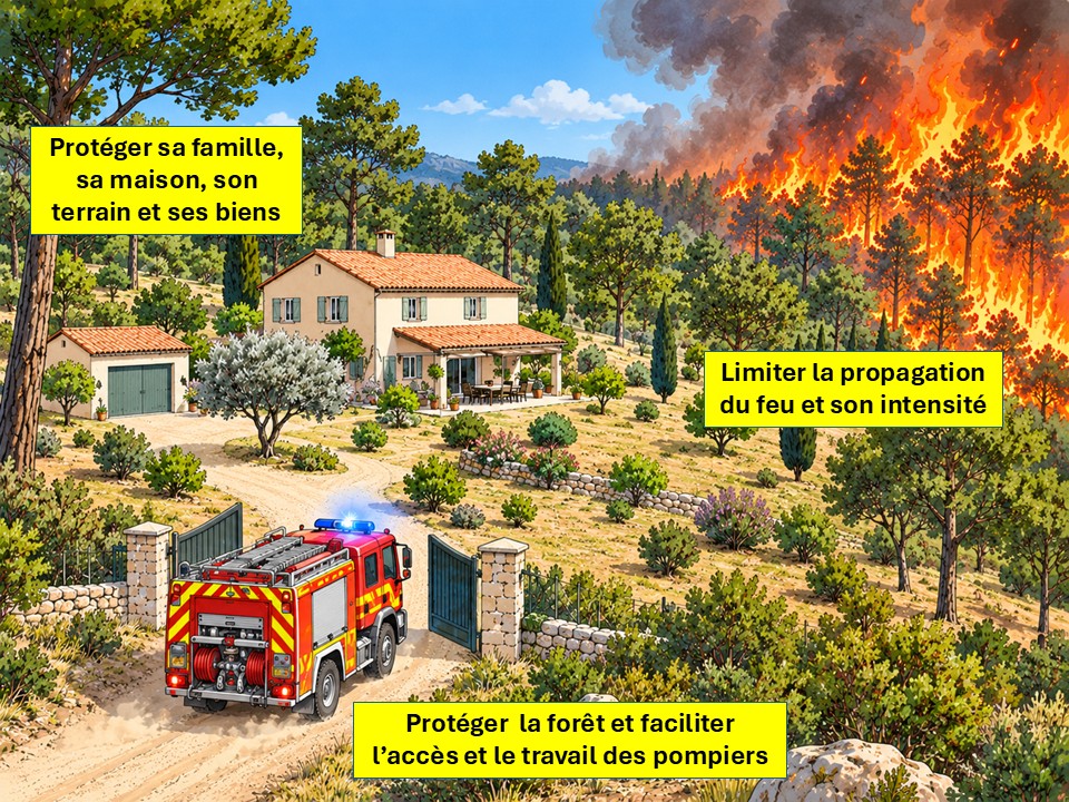 Objectifs du débroussaillement obligatoire